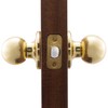Copper Creek BK2020PB Ball Passage Door Knob, Polished Brass by