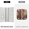 Hinges Self-Closing Door Hinges 4 inch 304 Stainless Steel Hinges