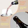 215 Pcs Silver Wine Pourer,Reusable Aluminum Foil Pour Spout with