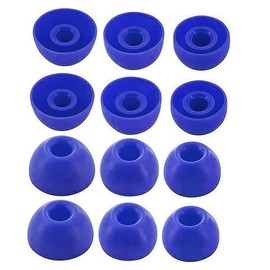 Miayaya Silicone Tips Replacement Earbuds Tips for Beats Studio Buds/Fit Pro Ear Tips Eartip Fit in The Charging Case Ear Covers, S/M/L, 6 Pairs, Tidal Blue