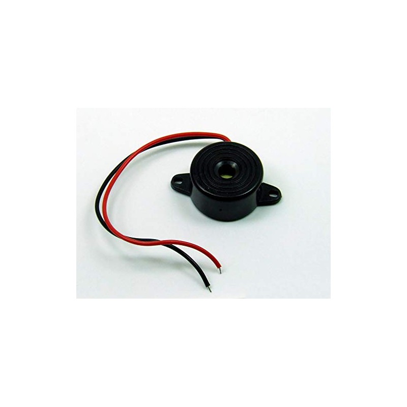 PQMEGA 1 pcs. x Buzzer 5V - 12V 22.5mm Piezo