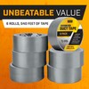 Lockport Silver Duct Tape - 6 Roll Multi Pack -