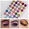 Bezavea 40-Color Eyeshadow Palette with Highly Pigmented Glitters and Shimmers