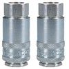 2 PK Air Line Hose Fittings Connector Quick Release PCL