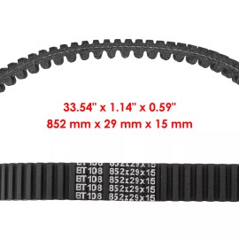 Caltric Drive Belt V-Belt for Yamaha Bruin 350 YFM350 YFM 350 2X4 4X4 2004-2006