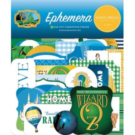 Carta Bella Paper Co Multicolor Die Cuts - Ephemera