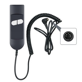 ZWP Lift Chair Remote Replacement, 5 Pin 2 Buttons Straight Power Recliner Remote for Okin, Fromann, Limoss, Lazboy, Golden, Pride Chairs Compatible for Most Lift Chair Brands