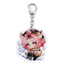 Cute Impact Gen Shin Acrylic Hanging Keyring, 10