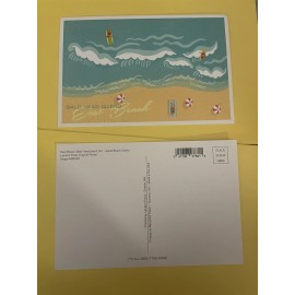 Lantern Press Postcard Bald Head Island East Beach