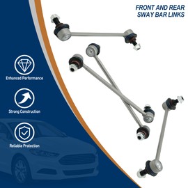 4Pcs Suspension Kit, Front and Rear Sway Bar Links, Compatible with Toyota Camry Avalon Venza Highlander 2001-2016, Lexus ES300 ES330 RX330 RX350 RX400h 2001-2016
