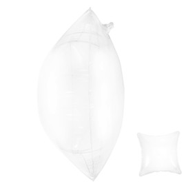 Ciieeo Inflatable Camping Pillow Transparent Cushion Insert Portable Comfortable Support for Outdoor Adventures Easy Inflate Deflate Design