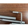 Fiberglass Roller Tools Kit, 5pcs Fiberglass Resin Laminating Bubble Roller