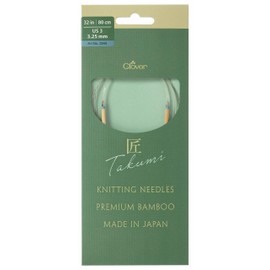 Takumi Pro Circular Knitting Needles 32"-US 3/3.25 mm