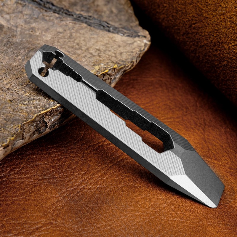 ainhue A39 Compact 3.9 Inches Stonewashed TC4 Titanium Pry Bar