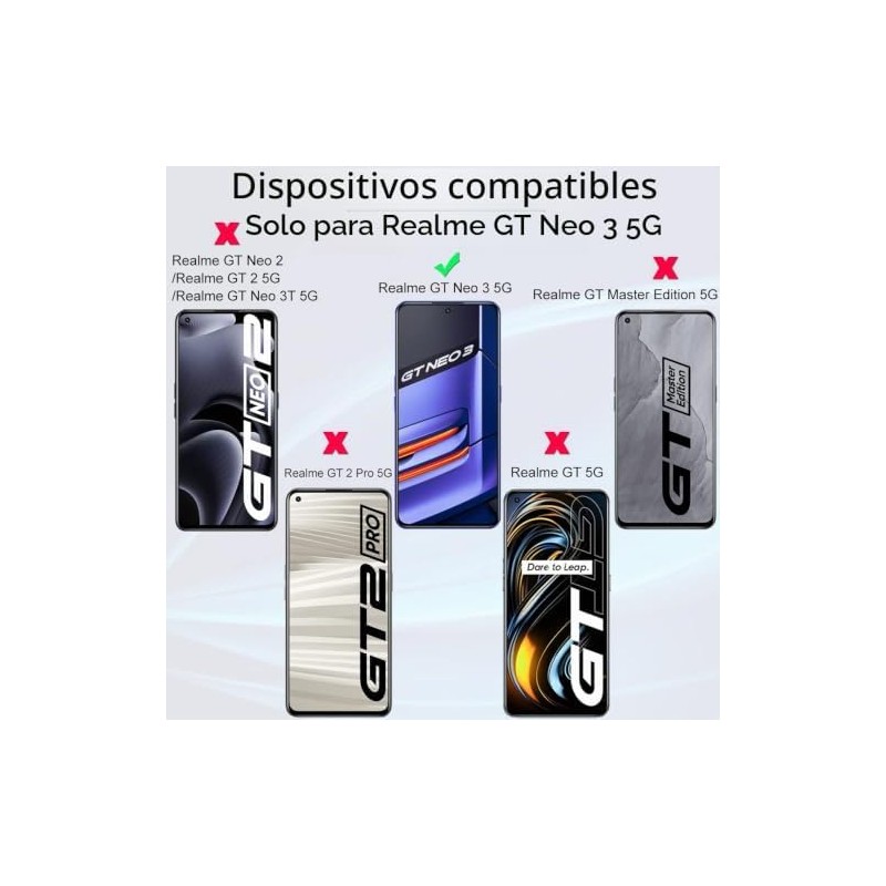 Ibywind para Realme GT Neo 3 5G 6.7, 2 Protector