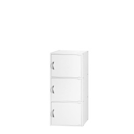HODEDAH IMPORT Bookcase, White