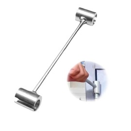 Hinge Adjuster, Door Hinge Adjustment Tool 19-25mm,Hinges Cranking Tool Adjustable Gap Width Wrench |Steel Double Headed Clearance Adjustment Tools | Door Hinges Repair Spanner Practical Tools