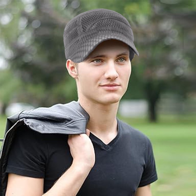 crazy bean Trucker Cap with Mesh Men Women Army Military