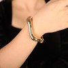 JWICOS Irregular Bangle for Women Chunky Gold Chunky Bangle Bracelet
