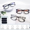 BONCAMOR 3 Pack Progressive Multifocus Reading Glasses Women Men Quality