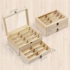 AUTOARK Pine Wood 16 Piece Eyeglasses Storage and Sunglass Glasses
