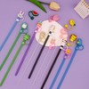 2Pcs Pink Pig Silicone Straw Covers and Caps Compatible with
