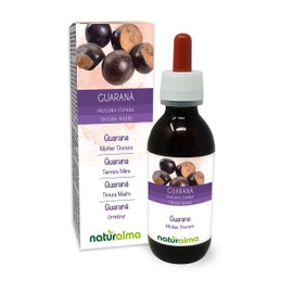 Guarana (Paullinia cupana) Seeds Alcohol-Free Mother Tincture Naturalma | Liquid Extract Drops 120 ml | Food Supplement | Vegan