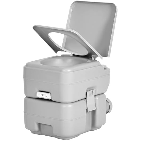 YITAMOTOR 5.8 Gallon Portable Toilet for Camping, RV Travel Potty