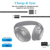 Akingdleo Replacement USB Charging Cable for Bose QC35 QuietComfort 35