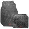 MIKELS Tapetes para Auto de Hule, Gris de Lujo