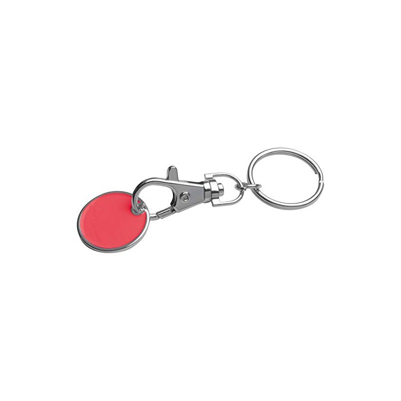 ohne Markename 5 x Metal Key Rings with Shopping Chip