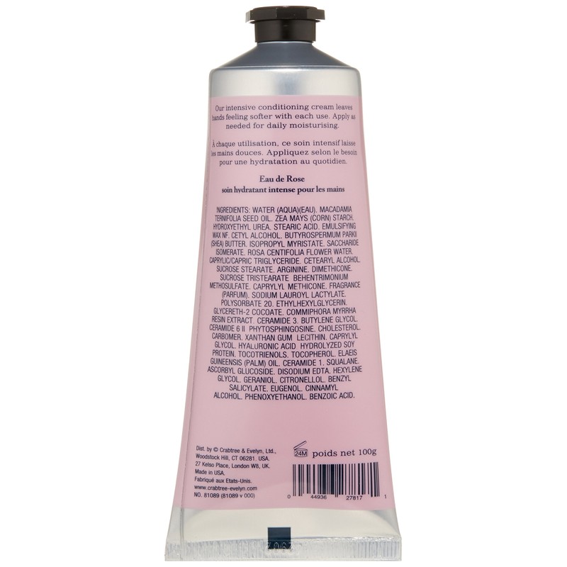 Crabtree & Evelyn Rosewater Ultra Moisturising Hand Therapy, 0.9 oz