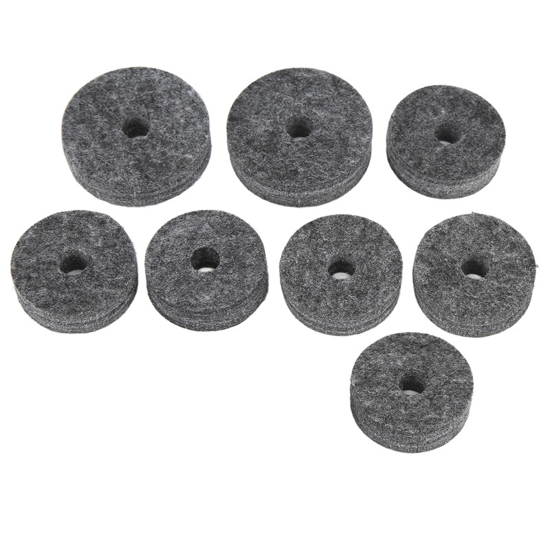 21Pcs Cymbal Replacement Accessories Felts Sleeves Wing Nuts Washers for