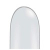 Qualatex 646Q Large Twisting Balloons, Diamond Clear Jewel, 6" X