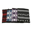 Polar Fleece Double-Sided Deer Multi-Mask Knit Neck Warmer Scarf Purple 5ea