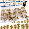 Ktehloy 400Pcs Threaded Inserts, M2 M2.5 M3 M4 M5 M6