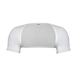 wobera ANGORA Shoulder Warmer with ½ Arm Made from 20% Angora, natural white