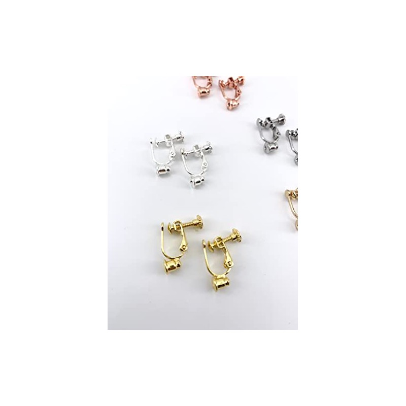 Clip Ohrringe Adapter Ohrclips Konverter Ohrring Clips siber rosegold gold