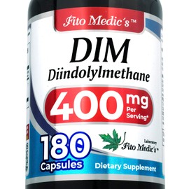FITO MEDIC'S Lab | dim Supplement |180 Capsules |400 mg | dim | diindolylmethane | dim Supplement 400mg | Ultra high Absorption.