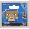 Hardware Essentials 852263 Sash Lift Hook 4" Brass - 2