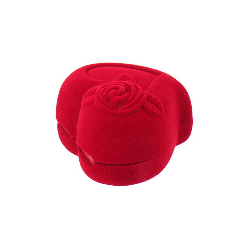 ELEDORO Heart Jewellery Case for Wedding Rings Friendship Rings Partner