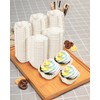 Gcardist Square 200-Count White Cupcake Liners Muffin Linner No Smell,