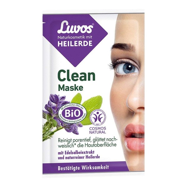 LUVOS Heilerde Clean Mask Natural Cosmetics 15 ml Face Mask