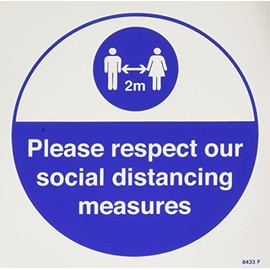 Please respect our social distance measures