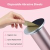 AprElm 4.8IN Longer Electric Foot Callus Remover with 80pcs Sandpaper