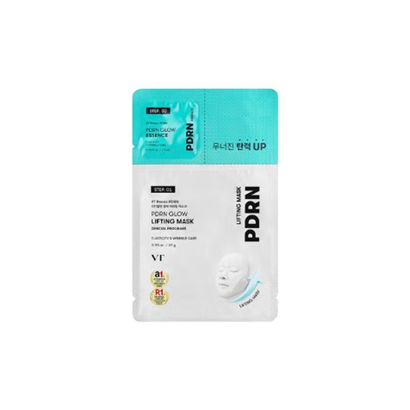 VT PDRN Glow Lifting Mask and Glow Essence Massage Ampoule