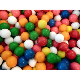 Dubble Bubble Assorted Gumballs 1 inch Diameter - 1" - 1 pound (16 OZ)