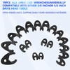 ZKTOOL 19PC 3/8” and 1/2” Drive Jumbo Crowfoot Flare Nut