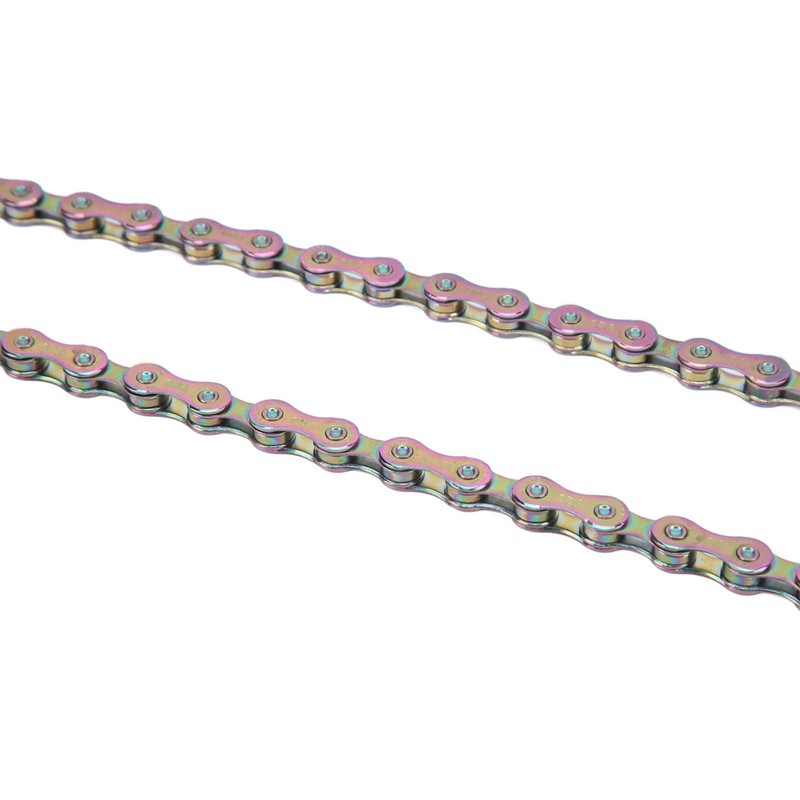 Bicycle Chain High Carbon Steel Colorful 116 Links 9 Speed
