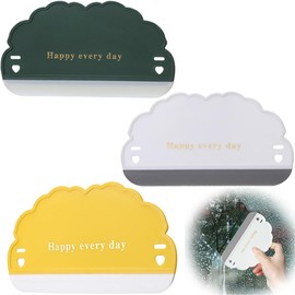 Dish Drainer Wiper for Cleaning Bath, Cute Cloud Shape, Mini Drainer, Easy to Carry, Cute Cloud Shape, For Washstands, Bathrooms, Car Wash, Mini Dish Drainer, Set of 3, White, Yellow, Green